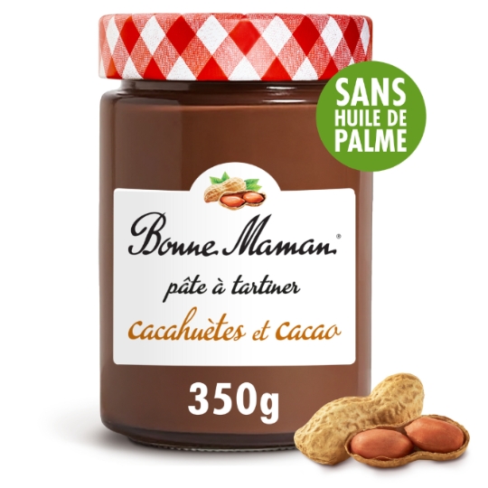 Pâte à Tartiner Cacahuètes et Cacao BONNE MAMAN