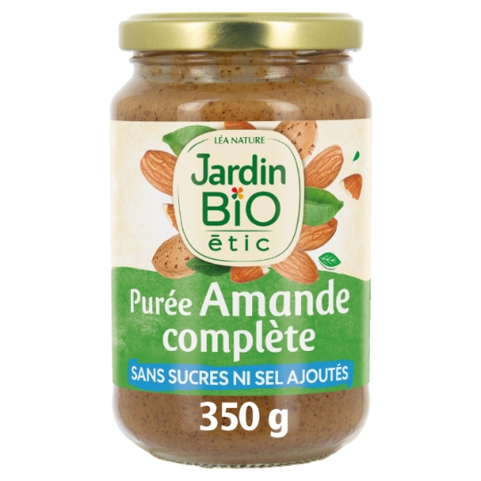 Purée d'Amande Complète Bio JARDIN BIO ETIC