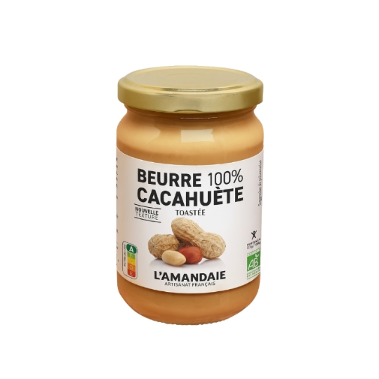 Beurre de Cacahuètes 100% Toastée Bio L'AMANDAIE