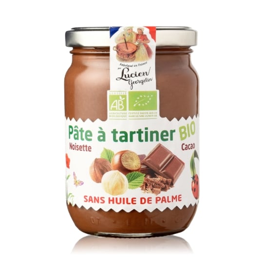 Pâte à Tartiner Noisette et Cacao Bio LUCIEN GEORGELIN