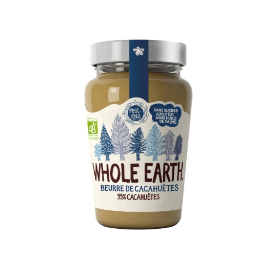 Beurre de Cacahuètes Bio WHOLE EARTH