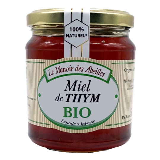 Miel de Thym Bio LE MANOIR DES ABEILLES