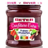 Confiture extra fraise rhubarbe BEYER