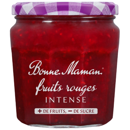 Confiture fruits rouges intense BONNE MAMAN