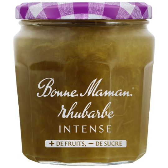 Confiture rhubarbe intense BONNE MAMAN