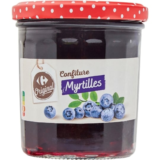 Confiture myrtille CARREFOUR ORIGINAL