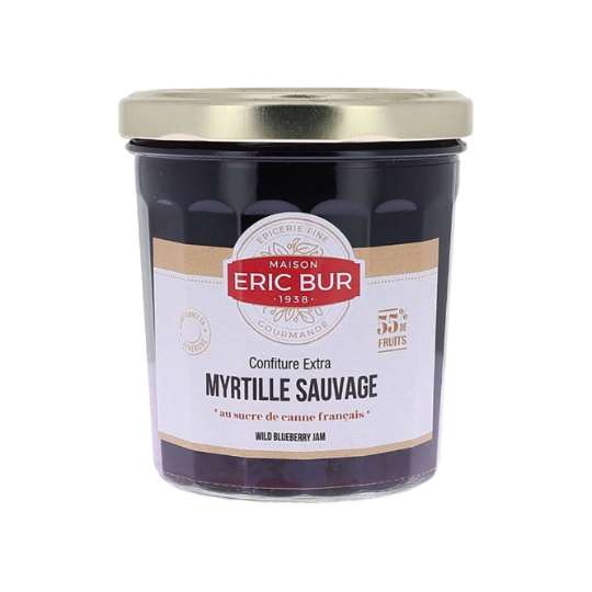 Confiture Extra aux Myrtilles Sauvages ERIC BUR