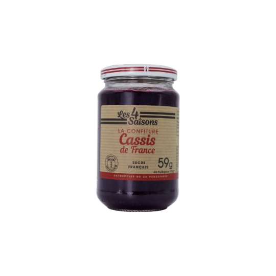 Confiture cassis LES 4 SAISONS