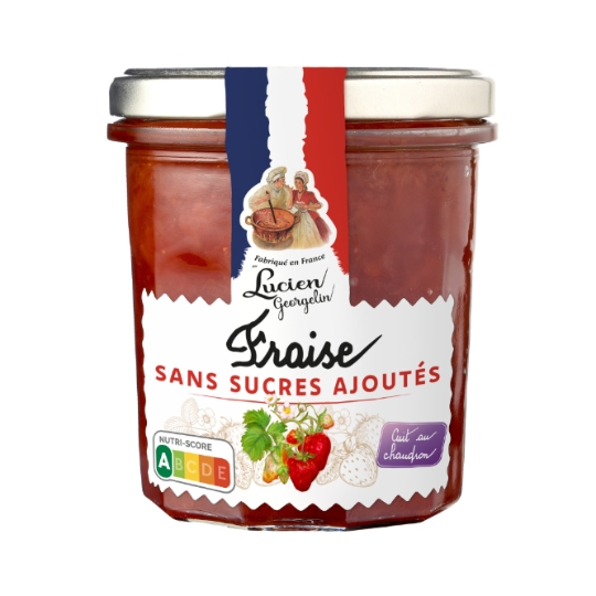 Préparation Fraise sans sucres ajoutés LUCIEN GEORGELIN