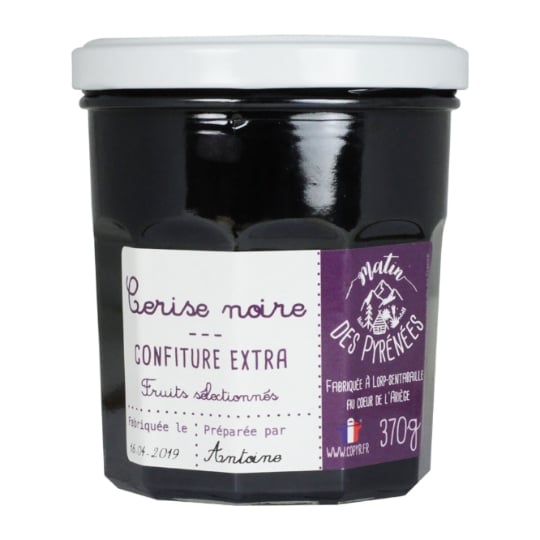 Confiture cerise noire MATIN DES PYRENEES
