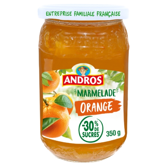 Marmelade orange allégée en sucres ANDROS