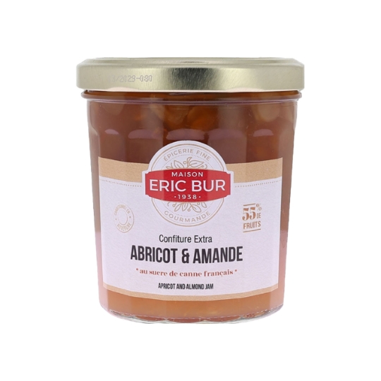 Confiture Extra Abricots de Provence et Amandes ERIC BUR