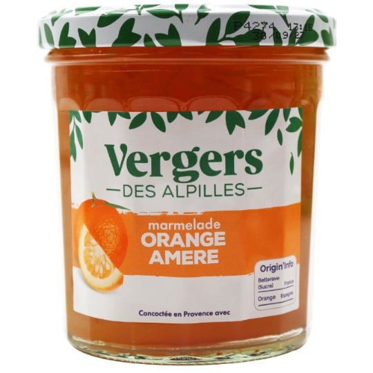 Marmelade orange amère VERGERS DES ALPILLES