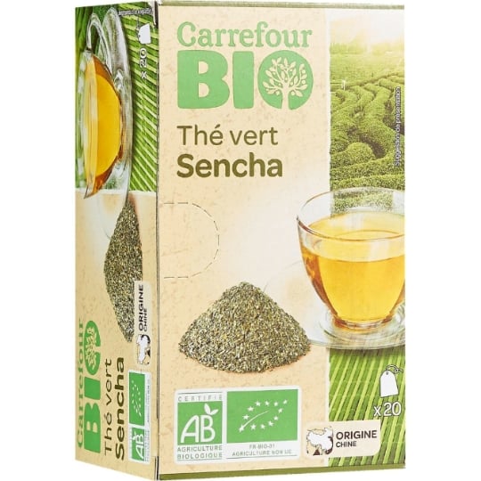 Thé Vert Sencha Bio CARREFOUR BIO
