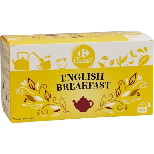 Thé Noir English Breakfast CARREFOUR CLASSIC'