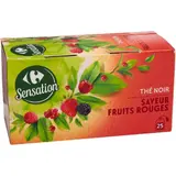Thé Noir Fruits Rouges CARREFOUR SENSATION