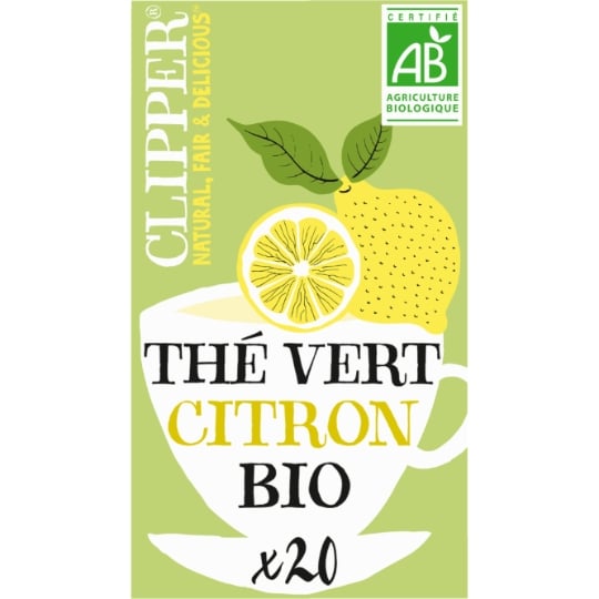 Thé Vert Citron Bio CLIPPER