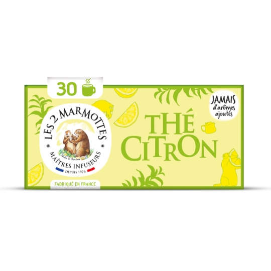 Thé Citron LES 2 MARMOTTES