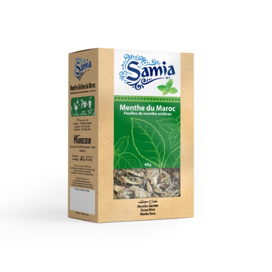 Feuilles de Menthe Entières Séchées SAMIA