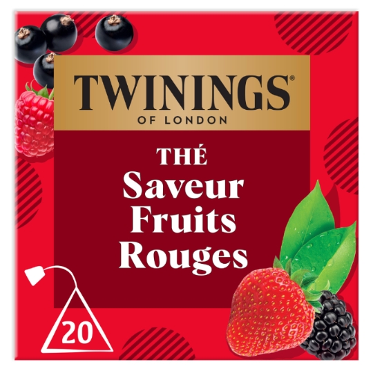 Thé Noir Saveur Fruits Rouges TWININGS