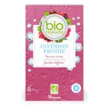 Infusion Jambes Légeres et Circulation Frêre Cassis Hibiscus Cerise BIONUTRISANTE