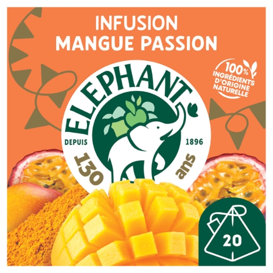Infusion Mangue Passion Curcuma ELEPHANT