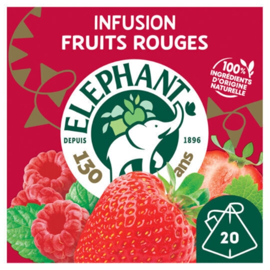 Infusion Fruits Rouges Menthe ELEPHANT