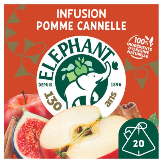 Infusion Pomme Cannelle Figue ELEPHANT