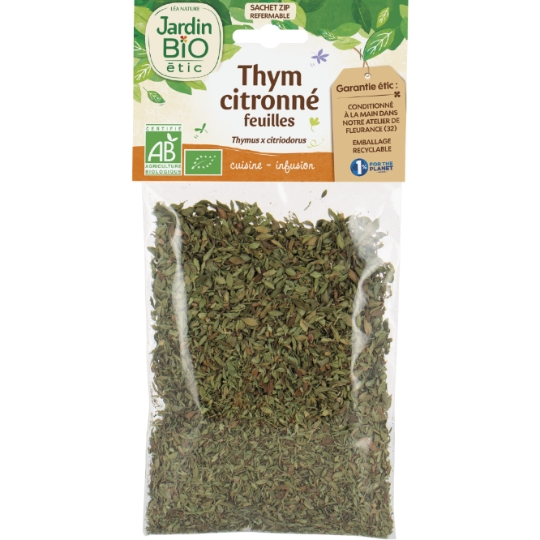 Infusion Vrac Thym Citronné Bio JARDIN BIO ETIC