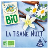 Infusion Camomille Cannelle Vanille la Tisane Nuit Bio LA TISANIERE