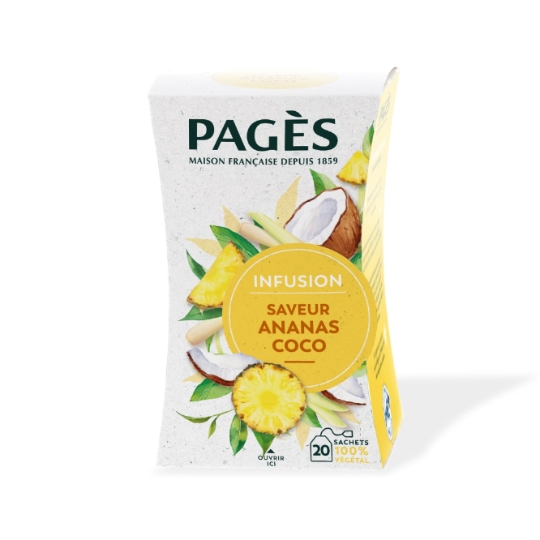 Infusion Saveur Ananas Coco PAGES