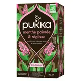 Infusion Menthe Poivrée Réglisse Doux Rafraîchissant Sans Caféine Bio PUKKA