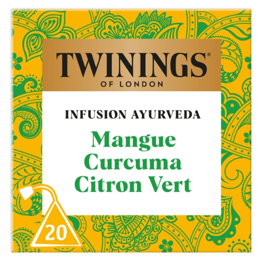 Infusion Mangue Curcuma Citron Vert Ayurveda TWININGS