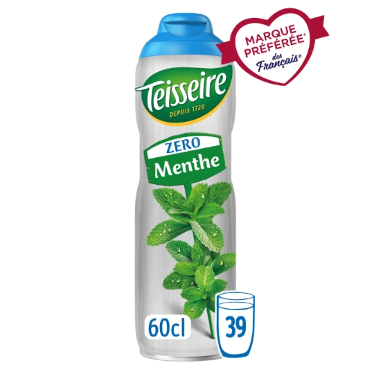 Sirop Menthe Zéro Sucres TEISSEIRE