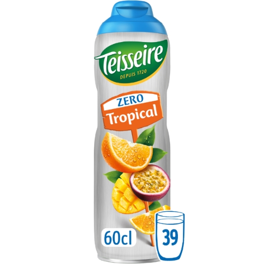 Sirop Tropical Zéro Sucres TEISSEIRE