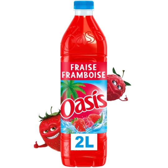 Boisson Aux Fruits Fraise Framboise OASIS