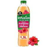 Boisson Thé Vert Infuzion Saveur Framboise et Hibiscus CARREFOUR SENSATION