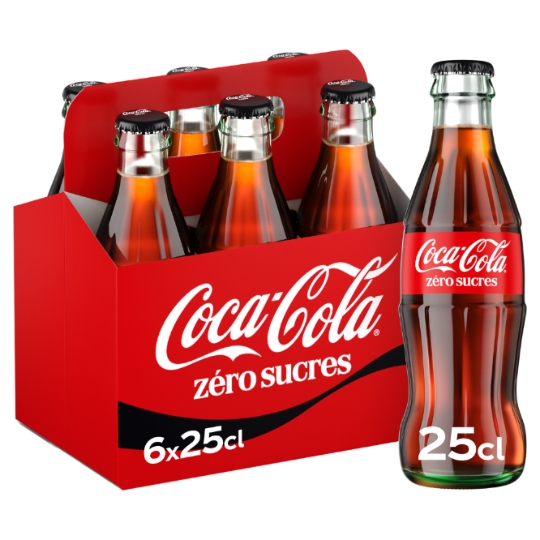Soda au Cola Zéro Sucres COCA-COLA