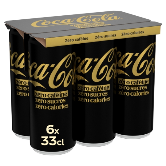 Soda au Cola Sans Caféine et Sans Sucres COCA-COLA