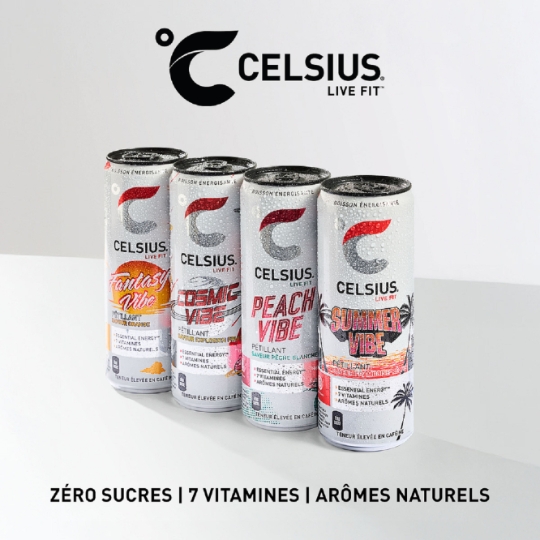 Boisson Énergisante Pêche CELSIUS