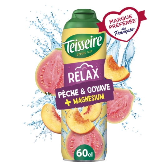 Sirop Relax Pêche et Goyave TEISSEIRE