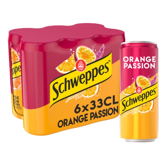 Soda à l'Orange Passion SCHWEPPES