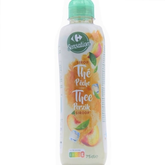 Sirop Thé Pêche CARREFOUR SENSATION