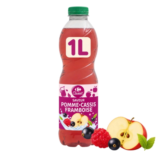 Boisson saveur pomme cassis framboise CARREFOUR CLASSIC'