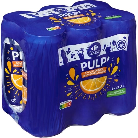 Soda à la Pulp'Orange CARREFOUR CLASSIC'