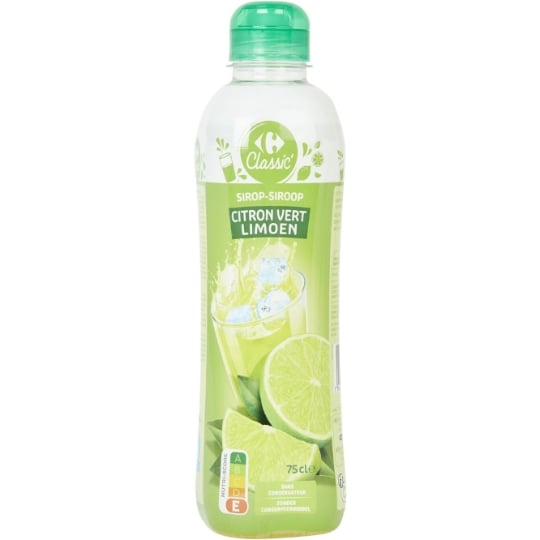 Sirop Citron Vert CARREFOUR CLASSIC'