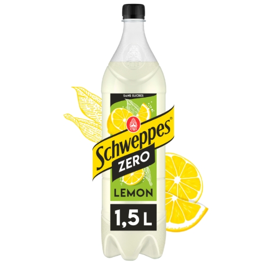 Soda Goût Citron Zéro Sucres SCHWEPPES