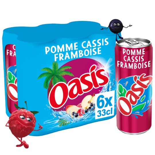 Boisson aux Fruits Pomme Cassis et Framboise OASIS