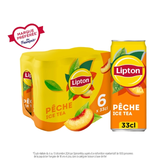 Boisson Thé Glacé Pêche LIPTON