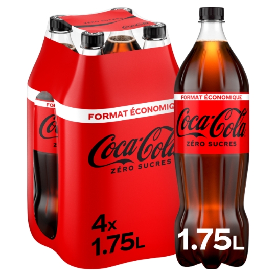 Soda au Cola Zéro Sucres COCA-COLA